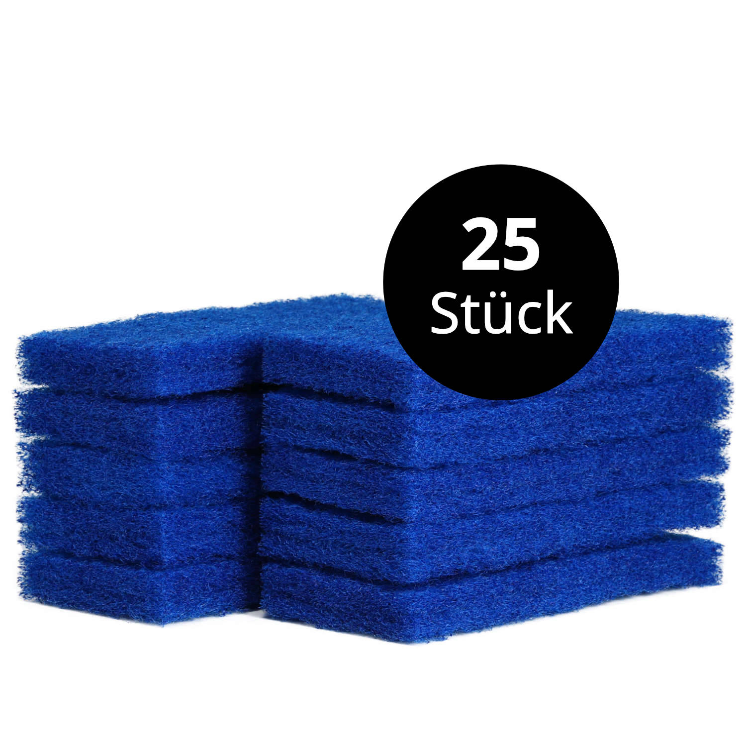 Blaues Super-Massierpad groß 25 Stk