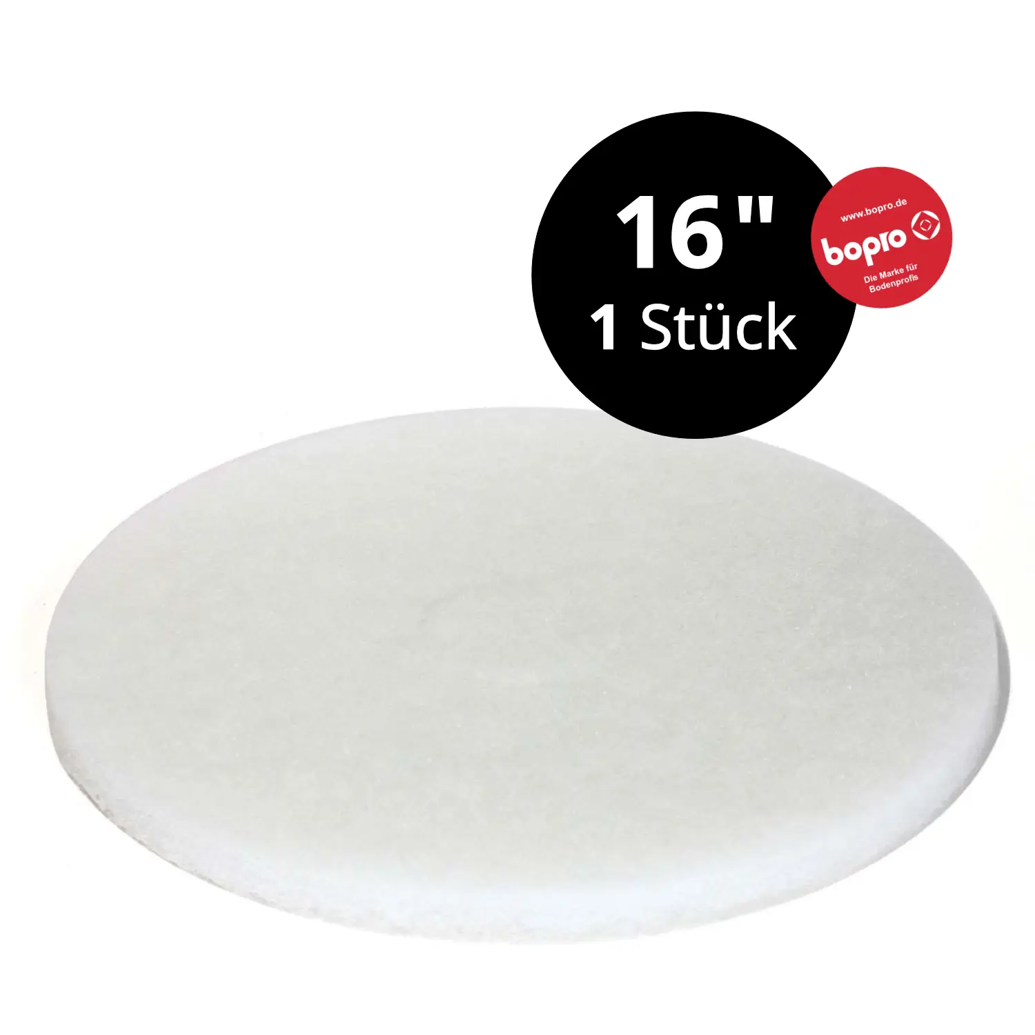 Weißes Super-Polierpad, 16 Zoll, 1 Stk