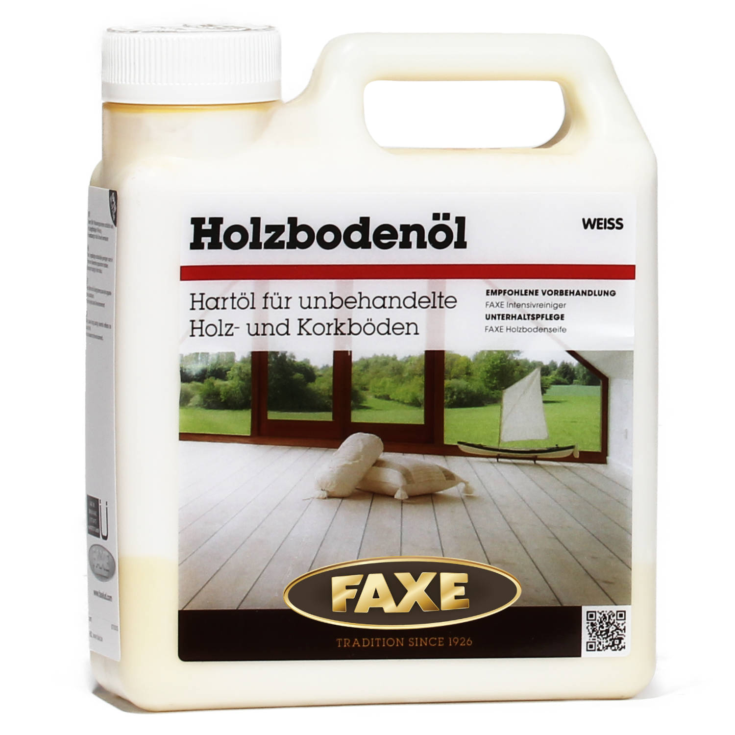 Holzbodenöl Weiß 1 l
