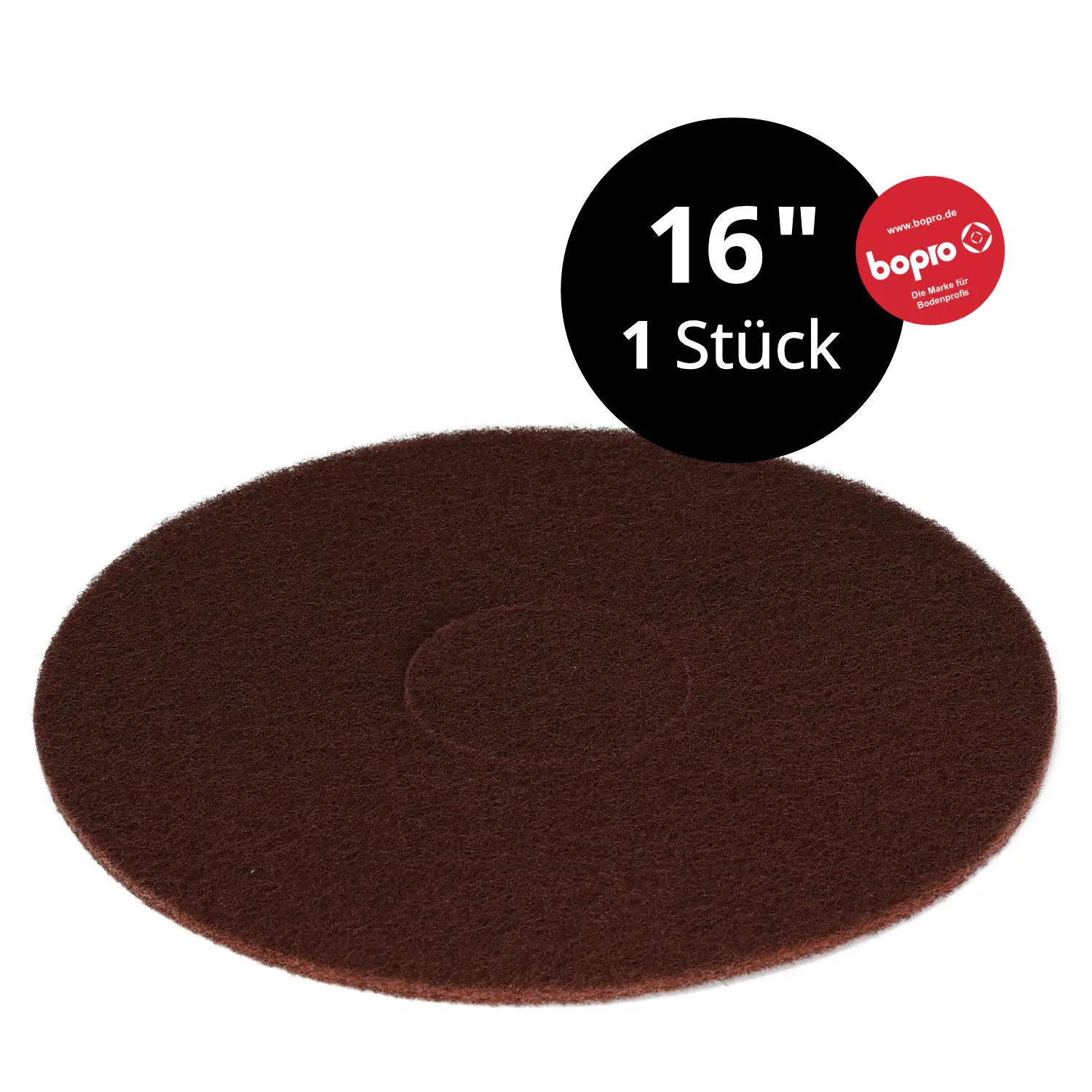 Schwedenrotes Normal-Schleifpad 16 Zoll 1 Stk