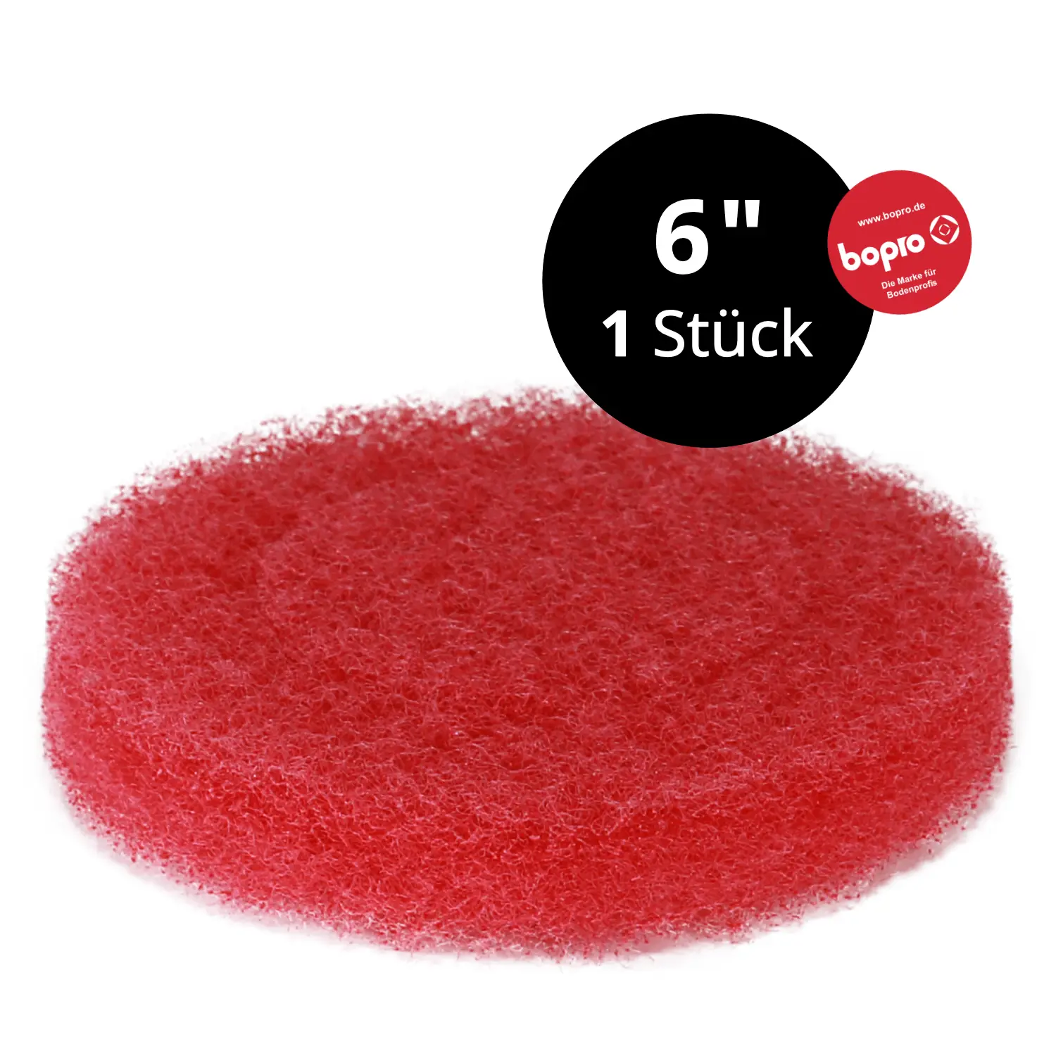 Rotes Super-Reinigungspad 6 Zoll 1 Stk