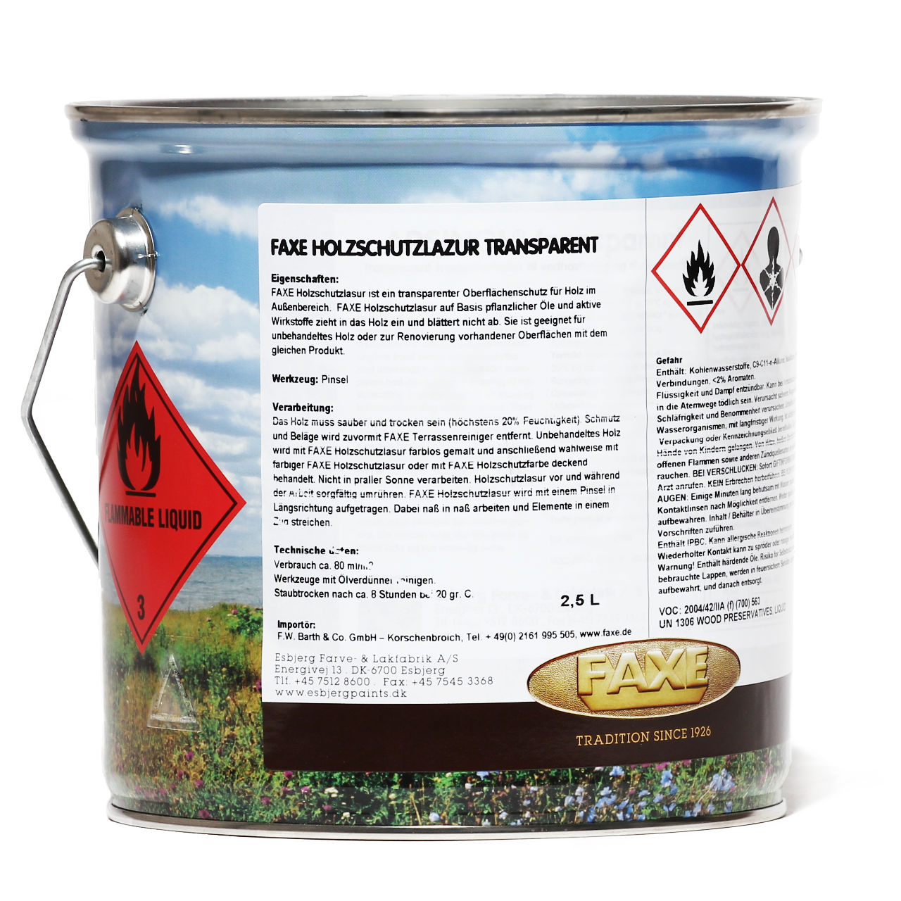 Holzschutzlasur Farblos 2,5 l