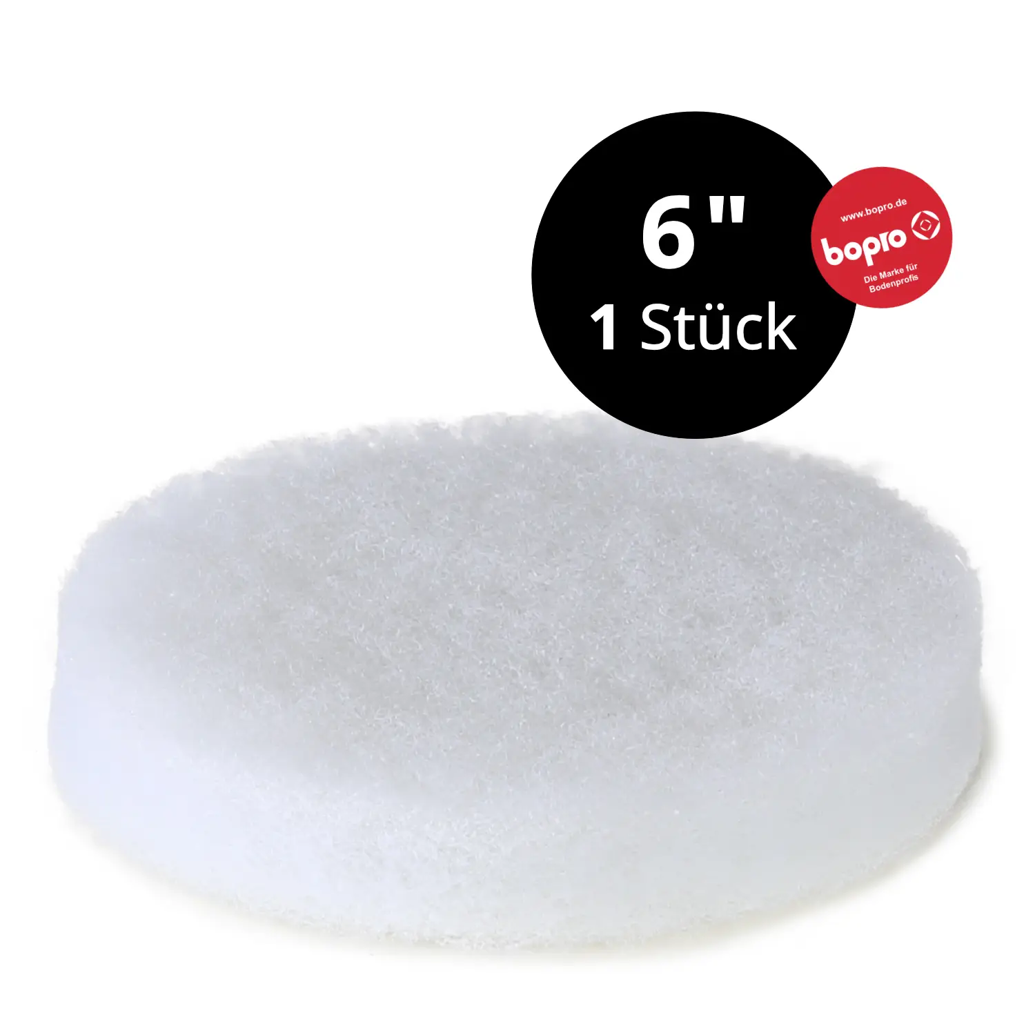 Weißes Super-Polierpad, 6 Zoll, 1 Stk