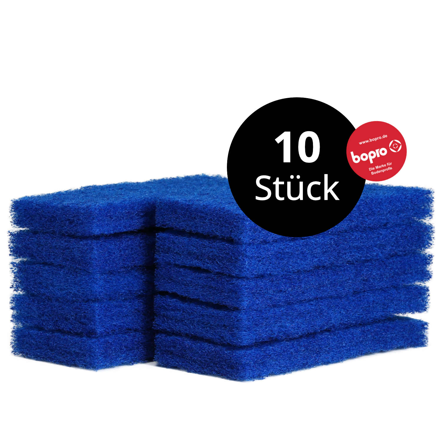 Blaues Super-Massierpad groß 10 Stk