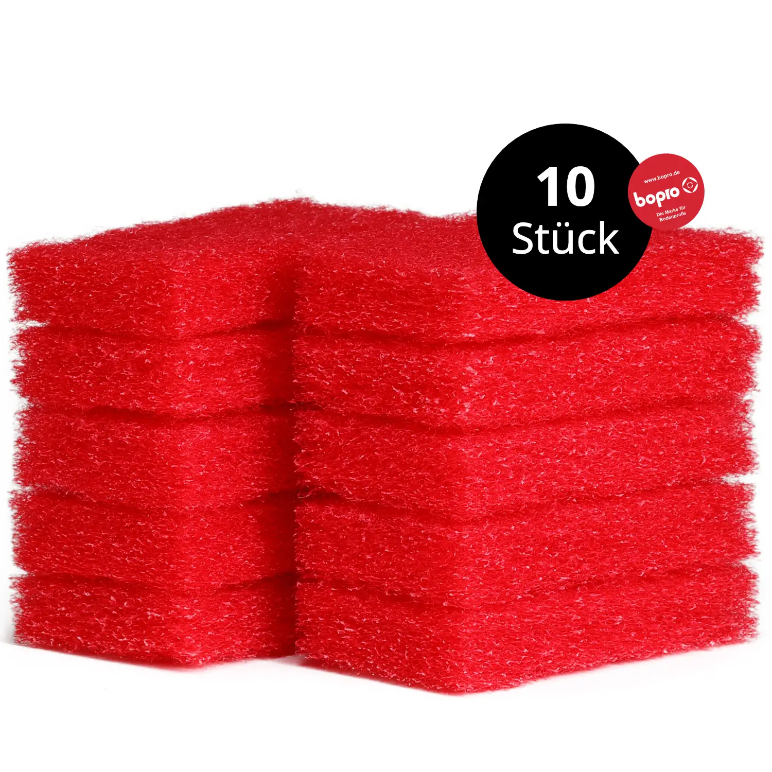 Rotes Super-Reinigungspad klein 10 Stk