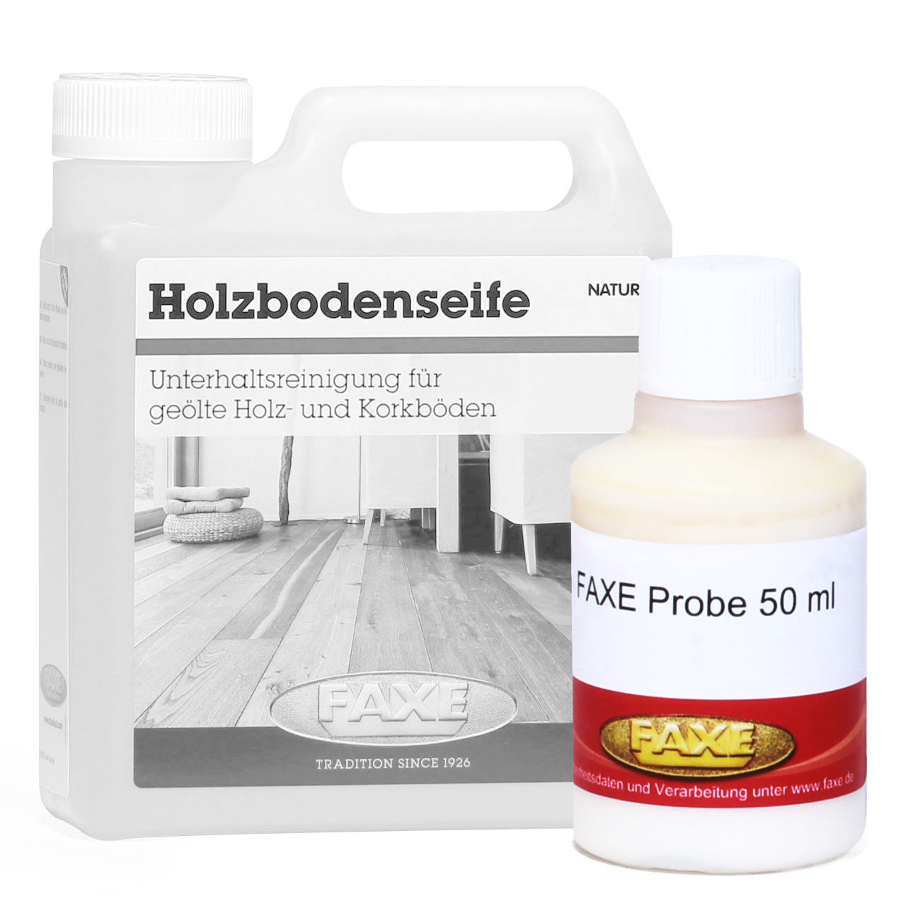 Holzbodenseife Natur 50 ml Probe