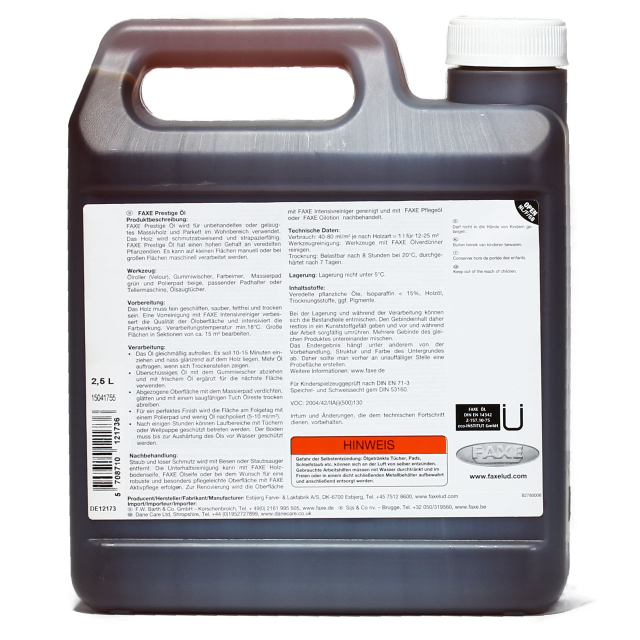 Prestige Öl Natur 2,5 l