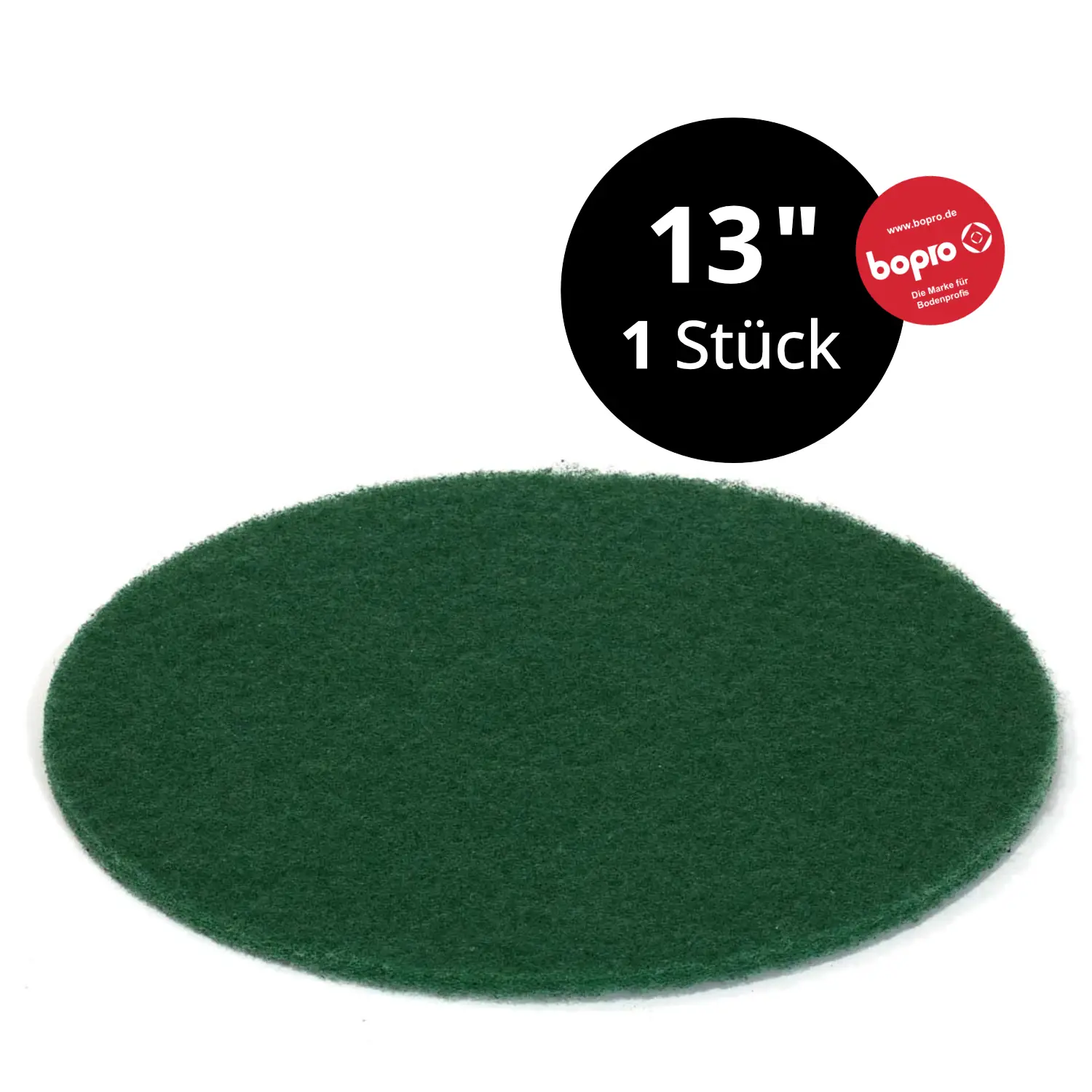 Grünes Normal-Massierpad 13 Zoll, 1 Stk