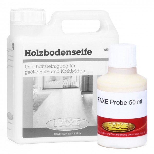 Holzbodenseife weiß 50 ml Probe