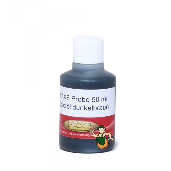 Coloröl dunkelbraun 50 ml Probe