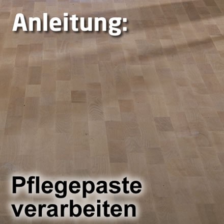 Nachpolieren mit Pflegepaste