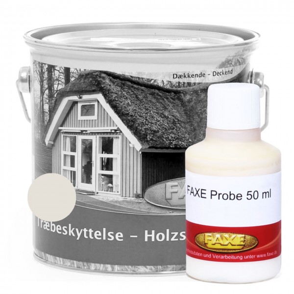 Holzschutzfarbe Weiss RAL 9010 - 50 ml Probe